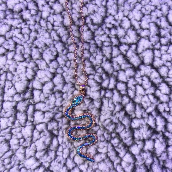 Snake Pendant Necklace - Picture 2 of 4